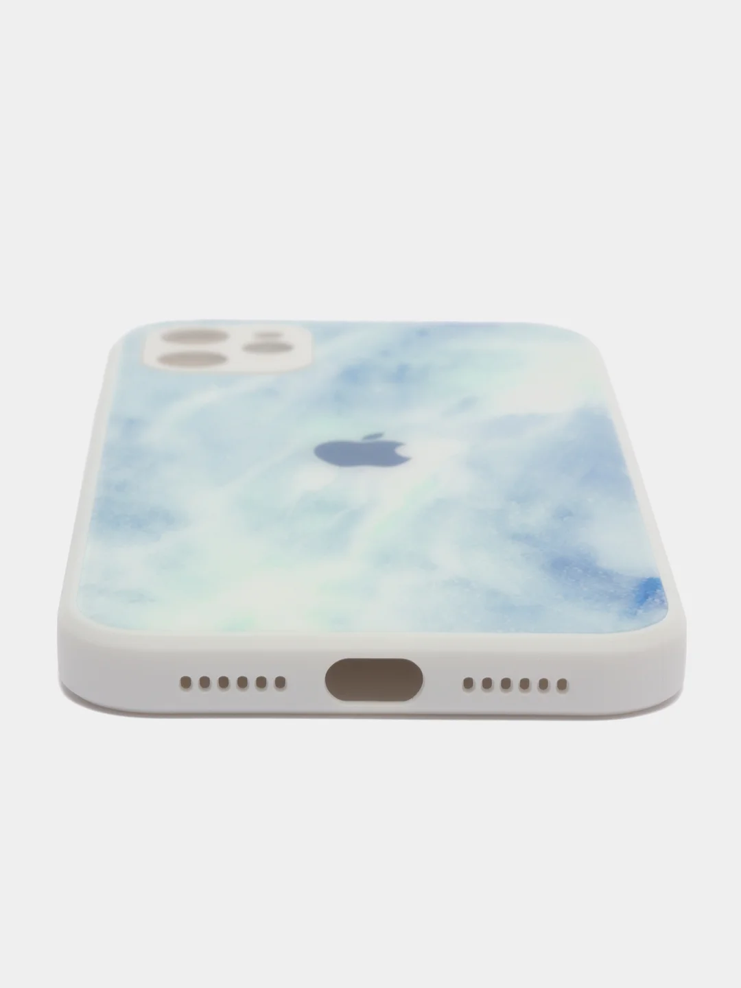 Ледяной чехол для iPhone 11 / 12 / 13 Pro Max, Айфон, с закаленным стеклом на задней панели