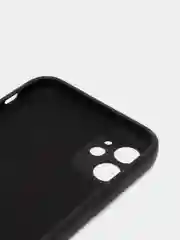 Черный чехол для айфон (iPhone) 11 13 Pro Max 7 8 Plus X / XS XR / 12 Mini, силиконовый