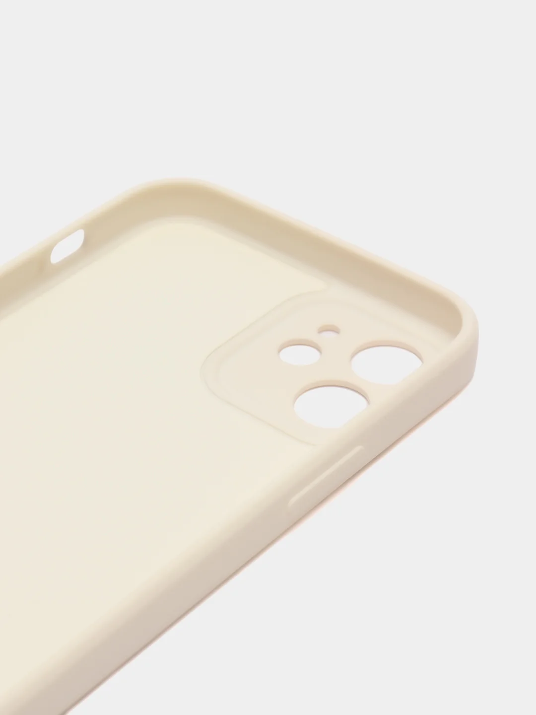 Молочный чехол для айфон (iPhone) 11 13 Pro Max 7 8 Plus X / XS XR / 12 Mini, силиконовый