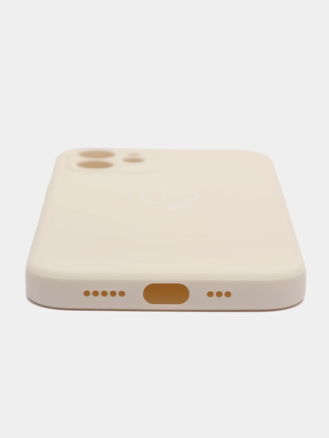 Молочный чехол для айфон (iPhone) 11 13 Pro Max 7 8 Plus X / XS XR / 12 Mini, силиконовый
