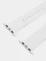 Мятный силиконовый ремешок для Apple Watch с рисунком