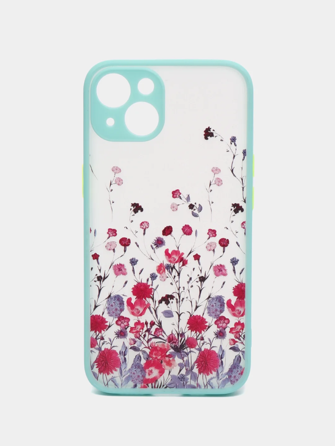 Голубой чехол для айфон (iPhone) 11 13 14 15 / 7 / 8 Plus / SE2 Pro Max XR про макс пластиковый
