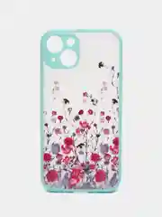 Голубой чехол для айфон (iPhone) 11 13 14 15 / 7 / 8 Plus / SE2 Pro Max XR про макс пластиковый