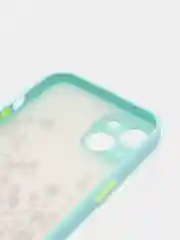 Голубой чехол для айфон (iPhone) 11 13 14 15 / 7 / 8 Plus / SE2 Pro Max XR про макс пластиковый