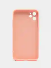 Розовый чехол для iPhone 11 / 12 / 13 Pro Max, Айфон, с закаленным стеклом на задней панели