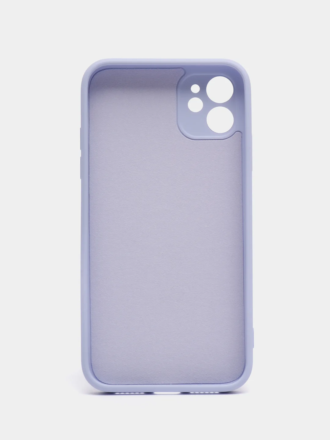 Лавандовый чехол для айфон (iPhone) 11 13 Pro Max 7 8 Plus X / XS XR / 12 Mini, силиконовый