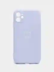Лавандовый чехол для айфон (iPhone) 11 13 Pro Max 7 8 Plus X / XS XR / 12 Mini, силиконовый