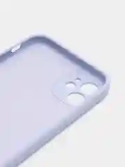Лавандовый чехол для айфон (iPhone) 11 13 Pro Max 7 8 Plus X / XS XR / 12 Mini, силиконовый