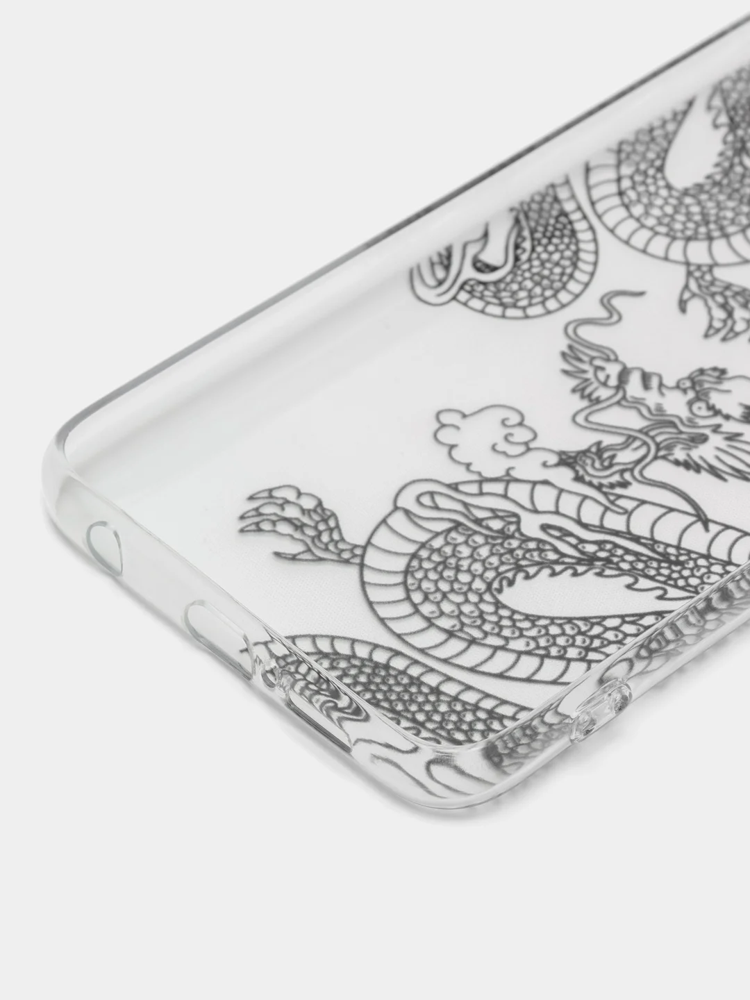 Пудровый чехол на Xiaomi Redmi Note 9S/9 Pro / Сяоми Редми Нот 9S/9 Про прозрачный, с рисунком