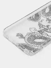Пудровый чехол на Xiaomi Redmi Note 9S/9 Pro / Сяоми Редми Нот 9S/9 Про прозрачный, с рисунком