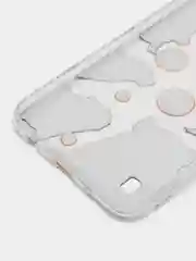 Терракотовый силиконовый чехол на Samsung Galaxy A10 / Самсунг А10 прозрачный с рисунком, защита камеры