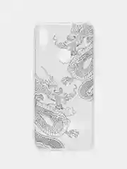 Пудровый силиконовый чехол на Xiaomi Redmi Note 7 / Сяоми Редми Нот 7 прозрачный, с рисунком