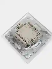Белый выключатель Plano, 1-101-01 Intro, 10А-250В, IP20, СУ