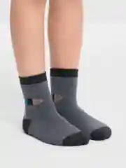 Угольный носки детские, махровые