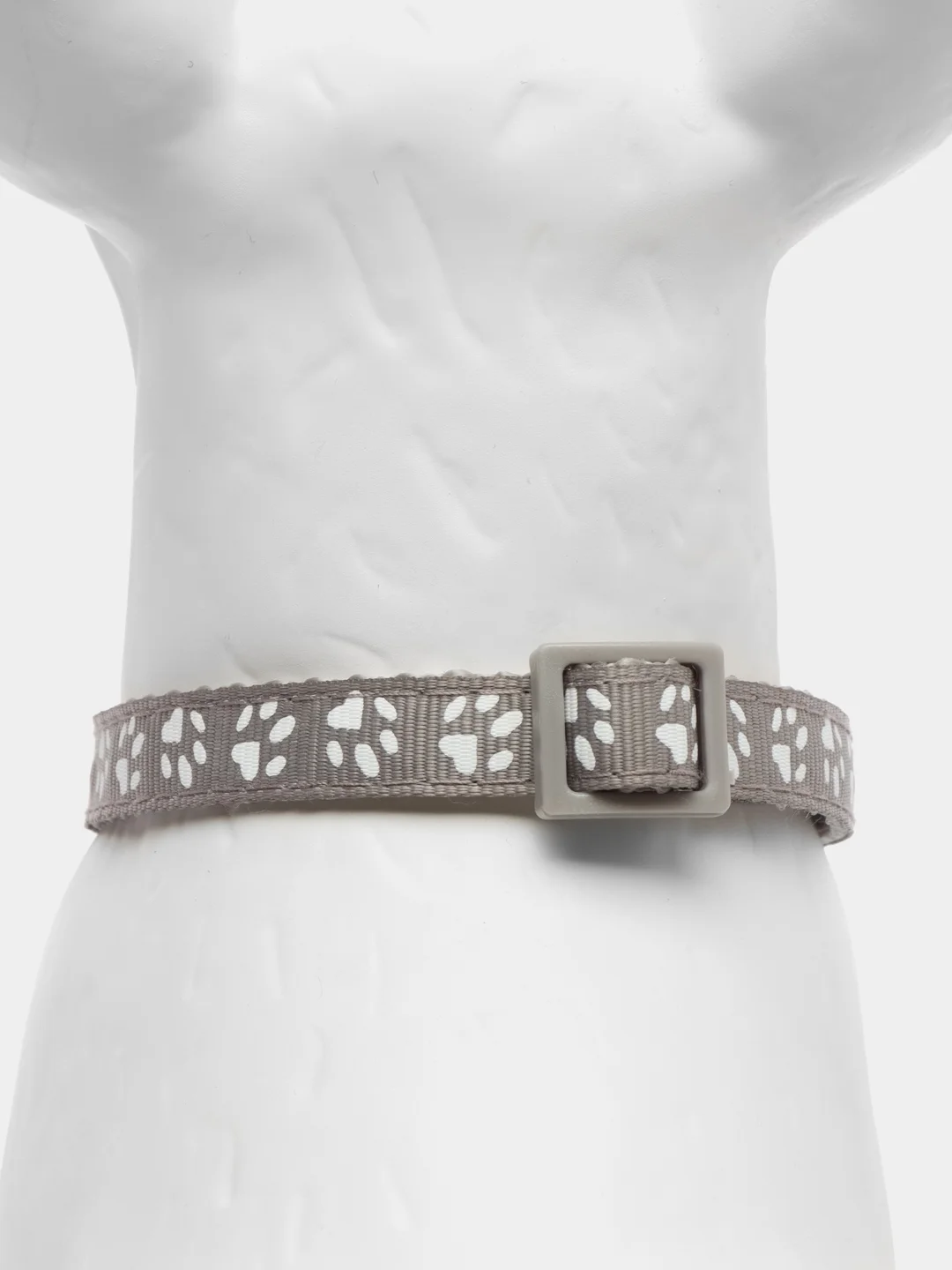 Серый ошейник для кошек и собак мелких пород, с колокольчиком