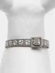 Серый ошейник для кошек и собак мелких пород, с колокольчиком