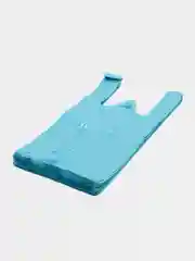 Бирюзовый пакет майка цветная 100 штук, 25*45
