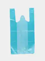 Бирюзовый пакет майка цветная 100 штук, 25*45