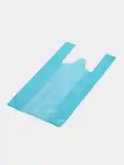 Бирюзовый пакет майка цветная 100 штук, 25*45