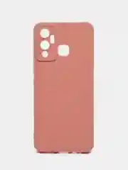 Чехол силиконовый Infinix Hot 12 Play (Инфиникс Хот 12 Плей) матовый, с защитой камеры