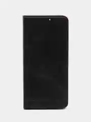 Черный чехол-книжка GQ для Oppo A57 4G / Oppo A57S / Oppo A77 4G / Oppo A77S / Оппо А57, из кожи