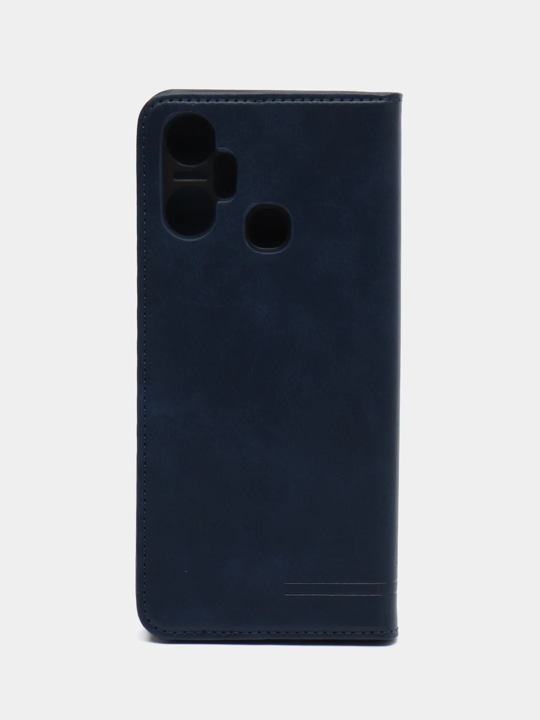 Синий чехол-книжка GQ для Infinix Smart 6 Plus (Инфиникс Смарт 6 Плюс), из искусственной кожи