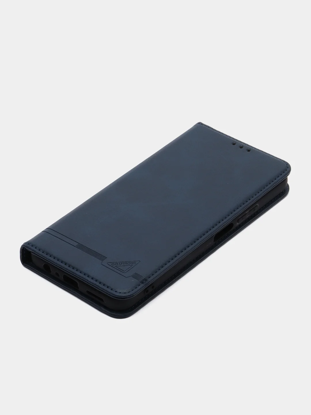 Синий чехол-книжка для Realme C 30 / Realme C30S (Реалми С 30S), из искусственной эко кожи