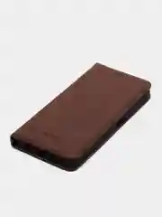 Коричневый чехол-книжка GQ для Realme C 33 (Реалми С 33) из ЭКО кожи