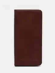 Коричневый чехол-книжка GQ для Realme C 33 (Реалми С 33) из ЭКО кожи