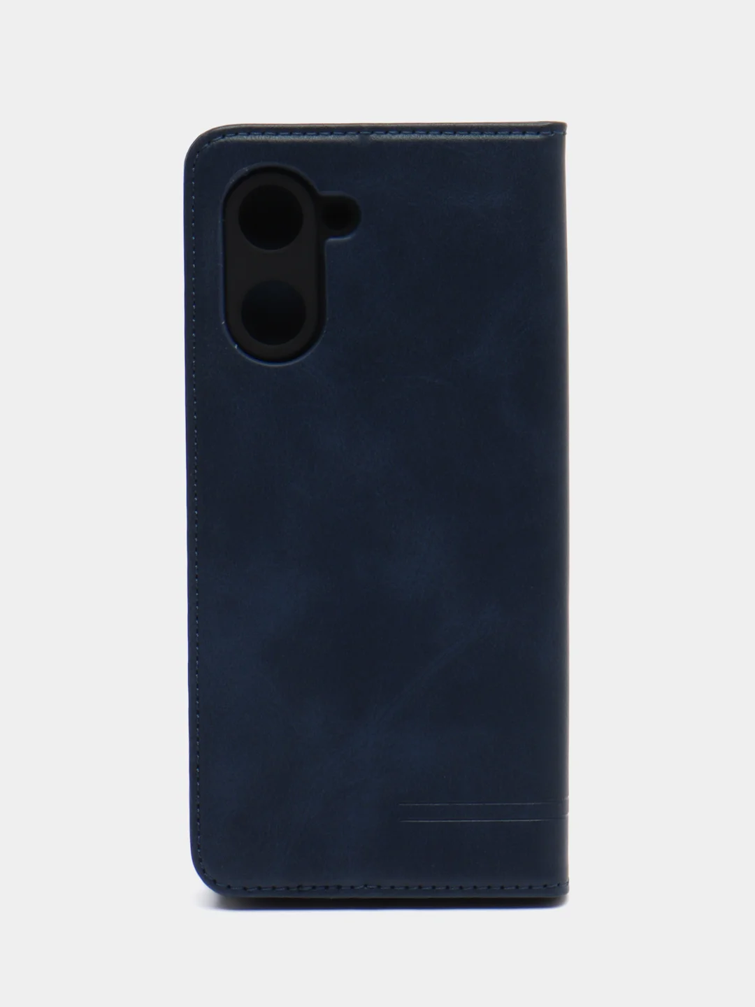 Синий чехол-книжка GQ для Realme C 33 (Реалми С 33) из ЭКО кожи