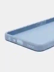 Голубой чехол силиконовый Realme C35 (Реалми С35) с защитой камеры, матовый