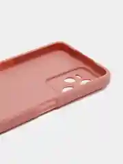 Пудровый чехол силиконовый Realme C35 (Реалми С35) с защитой камеры, матовый