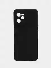Черный чехол силиконовый Realme C35 (Реалми С35) с защитой камеры, матовый