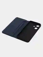 Синий чехол-книжка для GQ Infinix HOT 30i (Инфиникс Хот 30 ай) из высококачественной эко кожи