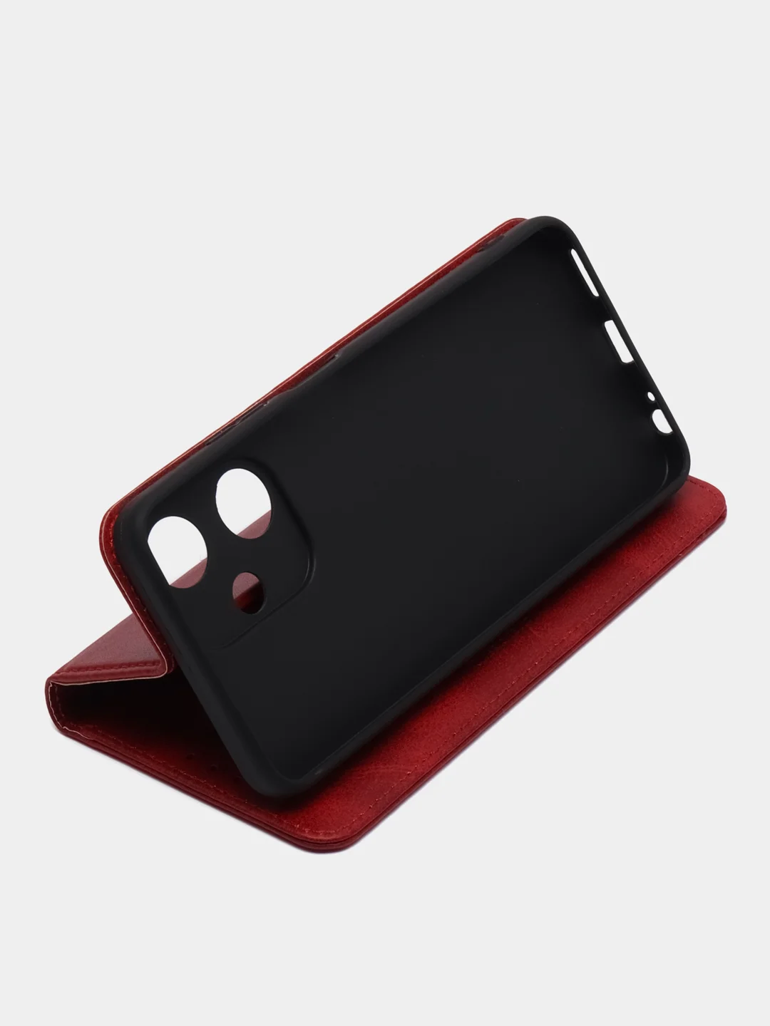 Красный чехол-книжка для GQ Infinix HOT 30i (Инфиникс Хот 30 ай) из высококачественной эко кожи