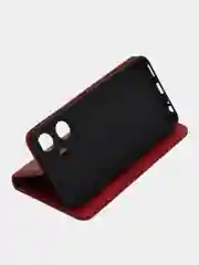 Красный чехол-книжка для GQ Infinix HOT 30i (Инфиникс Хот 30 ай) из высококачественной эко кожи