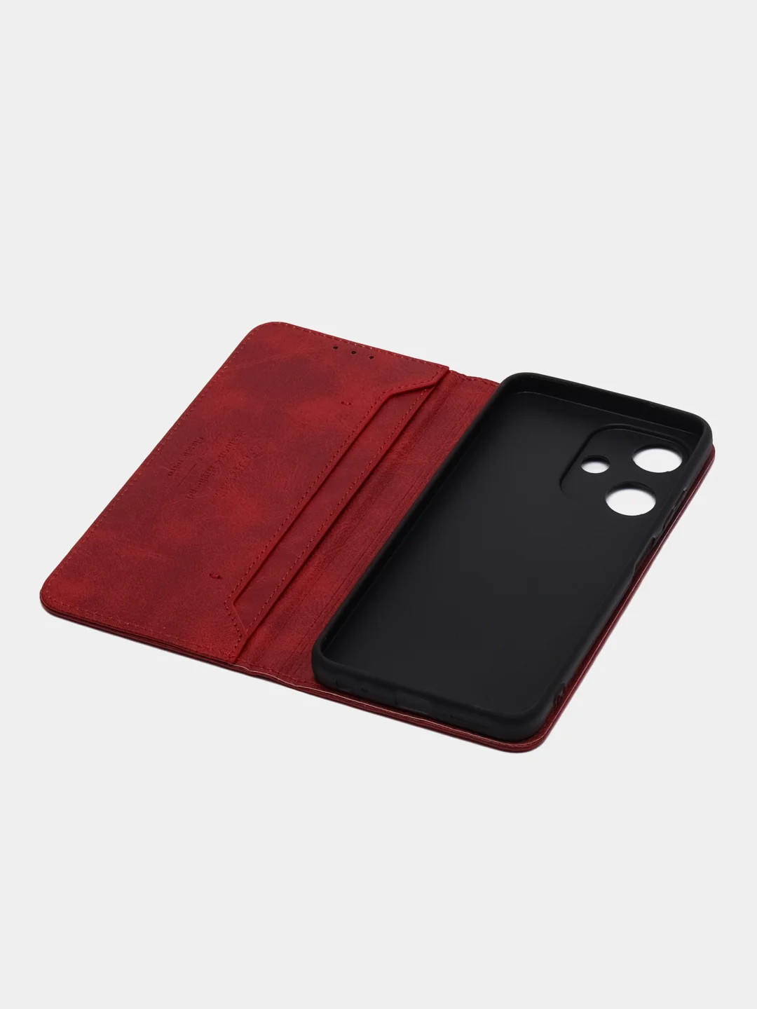 Красный чехол-книжка для GQ Infinix HOT 30i (Инфиникс Хот 30 ай) из высококачественной эко кожи