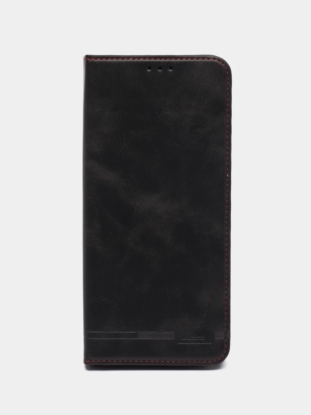 Черный чехол-книжка GQ для Infinix HOT 30 4G (Инфиникс Хот 30) из искусственной кожи