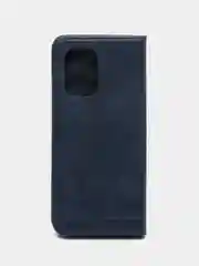 Синий чехол-книжка GQ для Huawei Honor X7a / Хуавей Хонор Х7а из экокожи