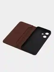 Коричневый чехол-книжка для GQ Infinix HOT 30i (Инфиникс Хот 30 ай) из высококачественной эко кожи