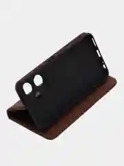 Коричневый чехол-книжка для GQ Infinix HOT 30i (Инфиникс Хот 30 ай) из высококачественной эко кожи