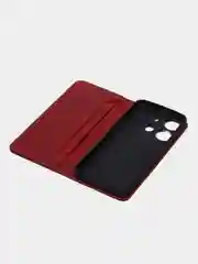 Красный чехол-книжка для Tecno Spark Go 2023 (Текно спарк гоу 2023) из искусственной эко кожи