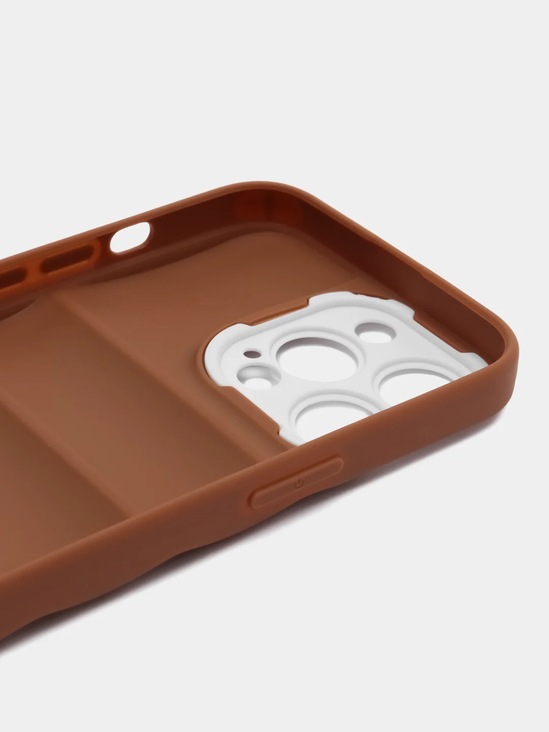 Коричневый чехол на iPhone 11, 12, 13, 7, 8 Plus, XR, XS, 14 Pro Max, силиконовый айфон