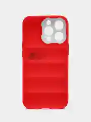 Багровый чехол на iPhone 11, 12, 13, 7, 8 Plus, XR, XS, 14 Pro Max, силиконовый айфон