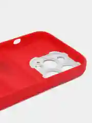 Багровый чехол на iPhone 11, 12, 13, 7, 8 Plus, XR, XS, 14 Pro Max, силиконовый айфон