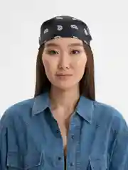 Черный бандана цветная
