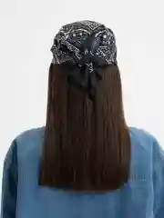 Фиолетовый бандана цветная