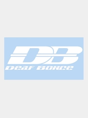 Наклейка на авто, машину, стекло, "Deaf bonce", 20 х 6 см