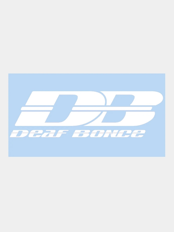 Наклейка на авто, машину, стекло, "Deaf bonce", 20 х 6 см