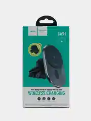 Держатель для телефона магнитный с беспроводной зарядкой 15W Hoco CA91 MagSafe для iPhone
